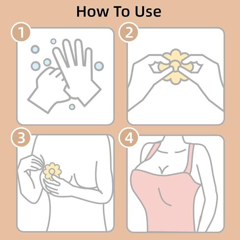 Sibba Nipple Pasties Cover Stickers Petals Shape Skin Breast Boob Lift Nipplecovers Waterproof Swim Sticky Bra Tape Lingerie in Kuwait
