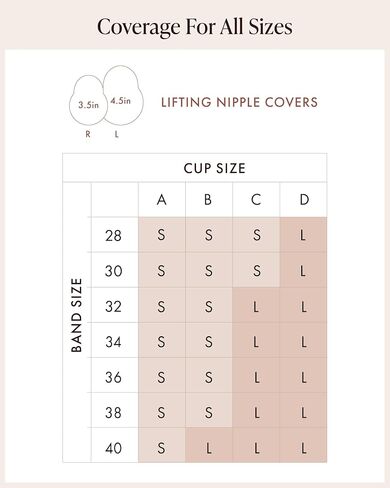 Bare Babe Nipple Covers with Lift - Reusable Sticky Bra Push Up - Waterproof Nipple Pasties Strapless Bras for Women 4 Shades in Saudi Arabia