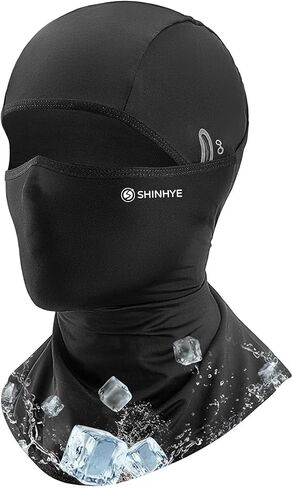 ShinHye Summer Balaclava Men Women Cooling Ice Silk Face Mask Sun UV Protection Balaclava Hood for Cycling Motorcycling in Saudi Arabia