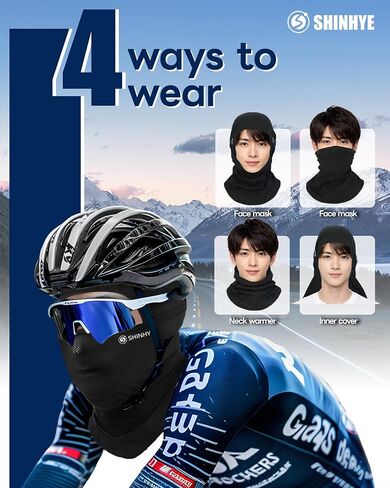 ShinHye Summer Balaclava Men Women Cooling Ice Silk Face Mask Sun UV Protection Balaclava Hood for Cycling Motorcycling in Saudi Arabia