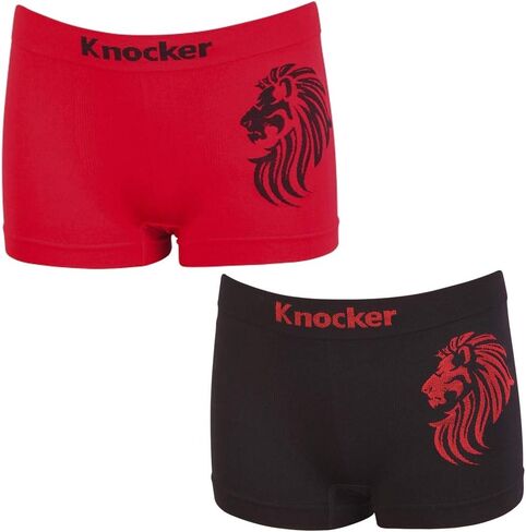 6pc Knocker Boys Seamless Comfort Boxer Briefs Underwear Non-irritating Shorts M Blue in Saudi Arabia