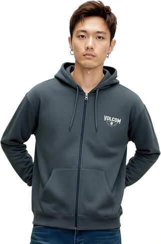 Volcom Men's Airwalk Zip Hoodie –full-zip Sweatshirt in Kuwait