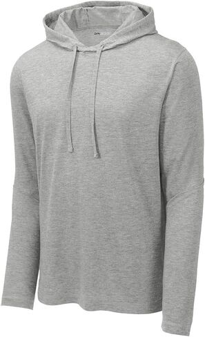 DRIEQUIP Men's Tri-Blend Wicking Long Sleeve Hoodie Sizes XS-4XL in Kuwait