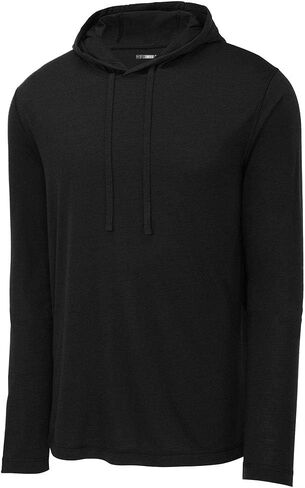 DRIEQUIP Men's Tri-Blend Wicking Long Sleeve Hoodie Sizes XS-4XL in Kuwait