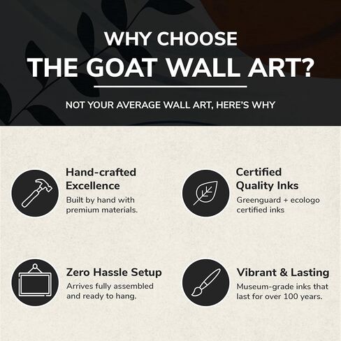 The Goat Wall Art –Sunkissed Azure Arcs Boho Portrait Framed Canvas Wall Art PORTRAIT / 18x24 / 1.50" GALLERY in Kuwait