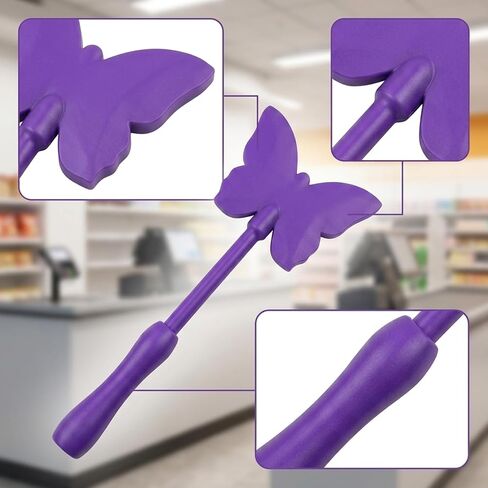 Credit Card Wand, Fairy Wand Tap to Pay Card Holder, Wand Credit Card Holder for Contactless Payments, Magical Shopping Experience, Purple Butterfly Design in Saudi Arabia