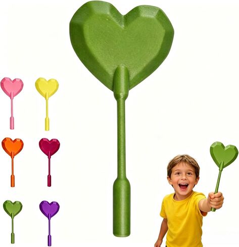 3D Printed Green Heart Credit Card Wand, Tap to Pay Contactless Payment Card Holder, Magic Wand for Digital Payment (1PC) in Kuwait