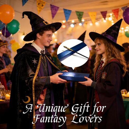 Magical Crystal Wand for Boys and Girls, 12 Inch Teal Blue Light-Up Toy Wand - Ideal Gift for Kids Birthdays, Halloween, Christmas, Wizard Themed Parties in Saudi Arabia