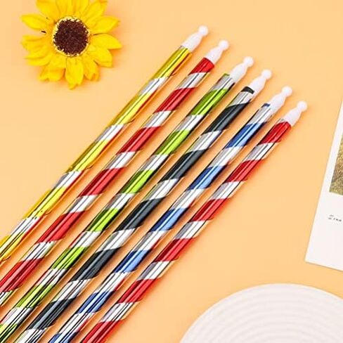 Pocket Staff,6 Pcs Magical Wand Props,Professional Telescopic Staff Appearing Cane,Magician Performance Props Expandable Staffs for Magicians Stage ﻿(White) in Kuwait