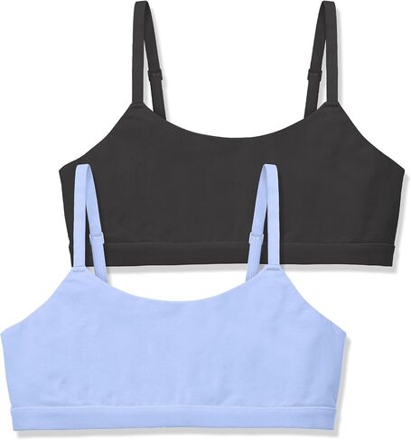 SALIA GIRL Double-Layer Cotton Training Bras for Girls 7–12, Natural Cami First Bra with Adjustable Straps in Saudi Arabia