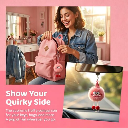 30 Pack Kawaii Plush Keychains Bulk, Cute Stuffed Animal Keychains for Birthday Party Favors, Goodie Bag Fillers, Carnival Prizes in Saudi Arabia