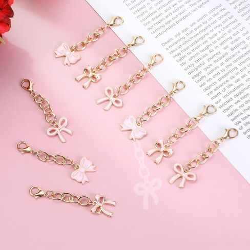 30Pcs Bow Keychain, Cute Pink Bowknot Key Chains in Saudi Arabia