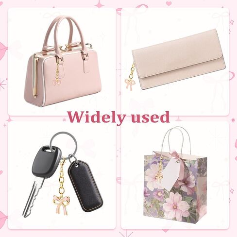 30Pcs Bow Keychain, Cute Pink Bowknot Key Chains in Saudi Arabia