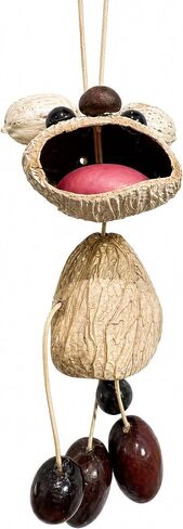 Natural Seed Pod Handmade Quirky Rattle Ornament with Soothing Sound Boho Decor for Car & Desk Unique Funny Gift Idea in Kuwait
