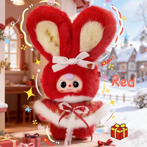 Baby Three Winter Series Cute Plush keychain Blind Box (1 of 9 Possible Styles) Baby Three Key Ring Collectible Birthday Gifts (1Pc Blind Box) in Kuwait
