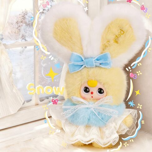 Baby Three Winter Series Cute Plush keychain Blind Box (1 of 9 Possible Styles) Baby Three Key Ring Collectible Birthday Gifts (1Pc Blind Box) in Kuwait