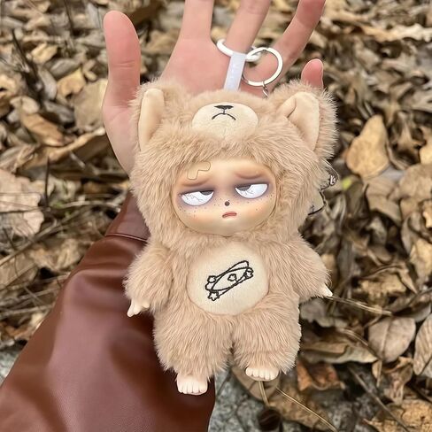 صندوق أعمى لسلسلة المفاتيح الفخمة اللطيفة من سلسلة Sleepless Grumpipi (1 من 7 أنماط محتملة) حلقة مفاتيح Grumpipi هدايا عيد ميلاد قابلة للتجميع (صندوق أعمى قطعة واحدة) in Kuwait