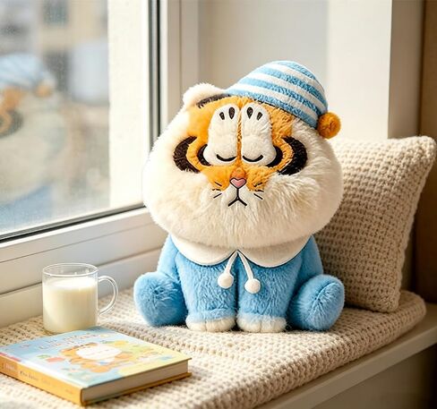Alexander The Fat Tiger-Ever-Changing Series Plush Doll Blind Box, Mystery Box Keychain Plush Pendant, Cute Bag Charms Collectible for Holiday & Birthday Gift, Single Box in Kuwait