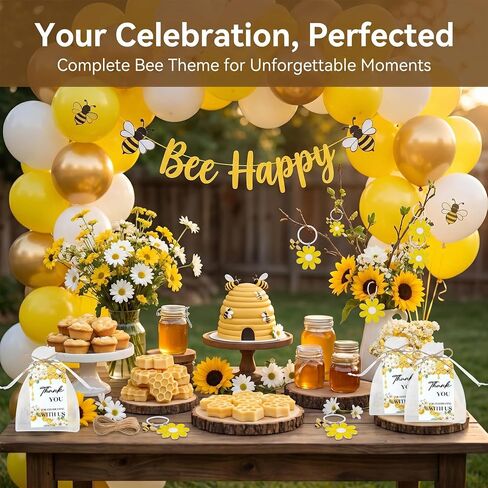 20 Set A Little Honey Is On The Way Baby Shower Favors - Bee Baby Shower Decorations Keychains, Bee Sunflower Keychains Bulk with Thank You Tags, Honey Gender Reveal & Birthday Gift for Guests in Saudi Arabia