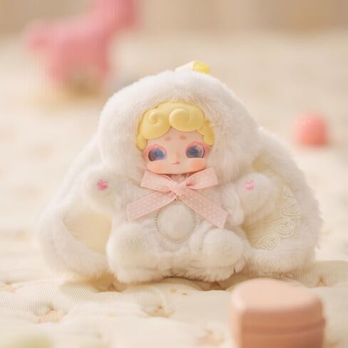 Goodnight Bunny Sweetheart Baby Series Cute Plush keychain Blind Box (1 of 8 Possible Styles) Lucky Deer Nai Key Ring Collectible Birthday Gifts(1Pc Blind Box) in Saudi Arabia