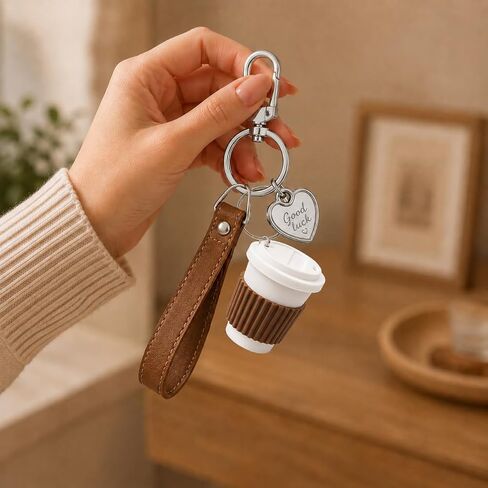 Desk Goose Outfits 7 Inches with Coffee Cup - 3D Printed Goose Wings, Cute Desk Goose Accessories for Home Office Decor in Saudi Arabia