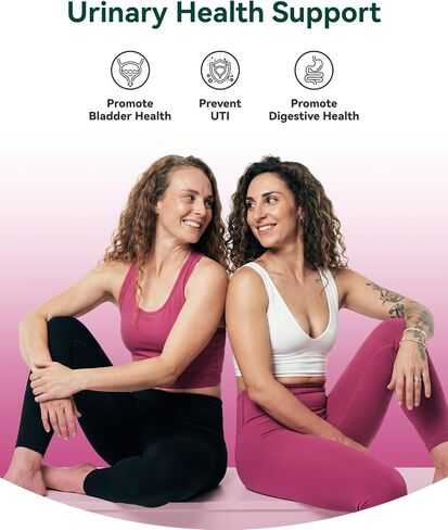 Cranberry Supplement 36 mg PAC with D-Mannose & Vitamin C, Cranberry Pills for Women, Cranberry Capsules, 3-in-1 Daily Urinary Tract Support, Soluble A-Type PACs, Vegan, Gluten-Free, 90 Capsules in Saudi Arabia
