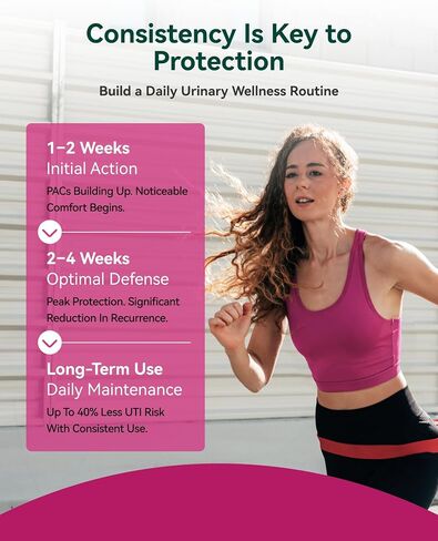 Cranberry Supplement 36 mg PAC with D-Mannose & Vitamin C, Cranberry Pills for Women, Cranberry Capsules, 3-in-1 Daily Urinary Tract Support, Soluble A-Type PACs, Vegan, Gluten-Free, 90 Capsules in Saudi Arabia