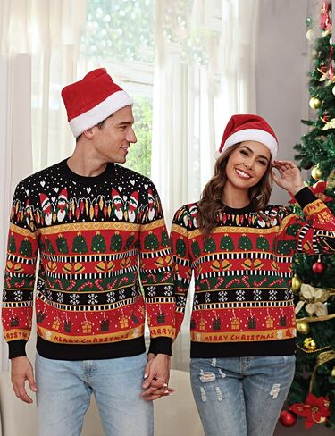 Marvmys Kids Ugly Christmas Sweater Family Matching Outfits for Holiday Party Knitted Pullover in Kuwait