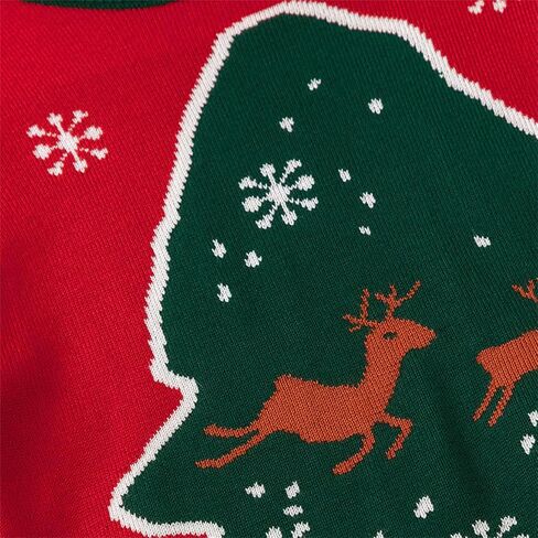 Ugly Christmas Sweater Kids Cute Toddler Boys Girls Long Sleeve Christmas Tree Elk Little Kid Christmas Outfit in Kuwait