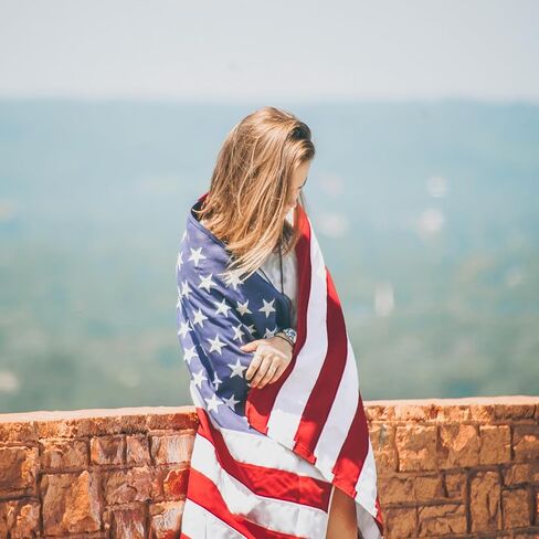 3pcs American Flag Capes, USA Costume Patriotic Flag Cape for Women Men 4th of July Independence Day Cloak for Halloween Carnival Celebration Party Accessories in Saudi Arabia