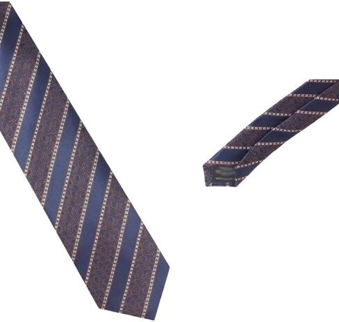 Red Men's Striped Tie Business Formal Banquet Sui Hand Tied Stripe in Kuwait