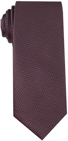 Red Men's Striped Tie Business Formal Banquet Sui Hand Tied Stripe in Kuwait