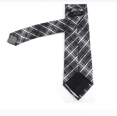 Small Checkered Cashew Flower Business Tie Men's Yarn-dyed Retro Shirt Suit Accessories in Kuwait