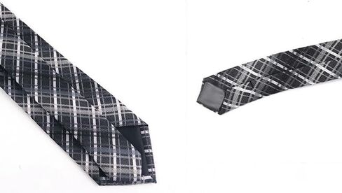 Small Checkered Cashew Flower Business Tie Men's Yarn-dyed Retro Shirt Suit Accessories in Kuwait