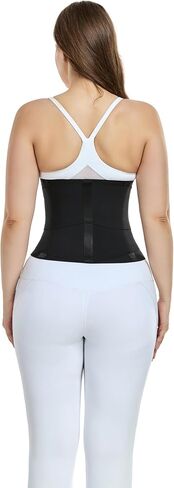 Waist Trainer Belt for Women Belly Fat Waist Cincher Trimmer Ab Belt Tummy Control Body Shaper with Triple Wrap (Black,X-Large) in Saudi Arabia