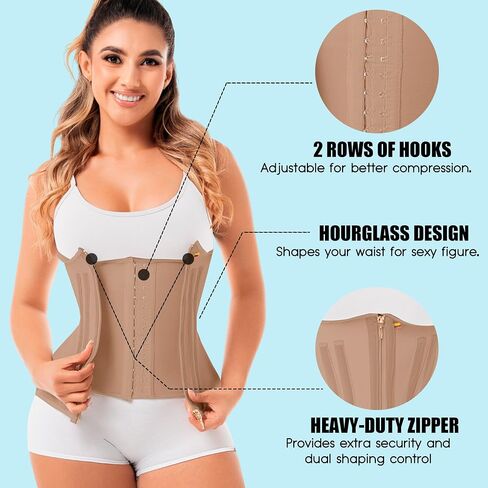 LadySlim by NuvoFit AUTHENTIC COLOMBIAN Waist Trainer Wrap Belt for Women – Fajas Colombianas Reductoras para Mujer in Saudi Arabia