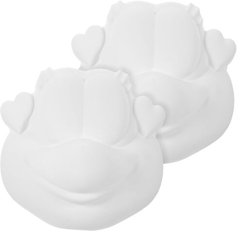 totority 2pcs الضفدع أقنعة فارغة للبنين والبنات اللوحة الإبداعية أقنعة زي خفيفة الوزن للحفلات دروس الفن والحرف لاحتفالات أعياد الميلاد والعطلات in Kuwait