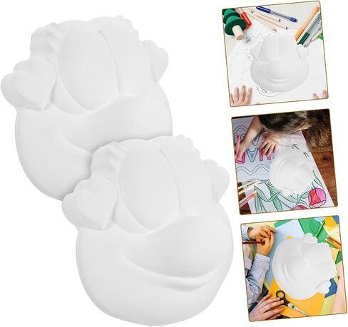 totority 2pcs الضفدع أقنعة فارغة للبنين والبنات اللوحة الإبداعية أقنعة زي خفيفة الوزن للحفلات دروس الفن والحرف لاحتفالات أعياد الميلاد والعطلات in Kuwait