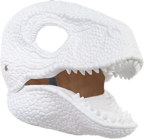 DIY Dino Mask for Kids,Moving Jaw Dinosaur Open Mouth Halloween Animal Costumes Party Latex Mask for Costume Party in Saudi Arabia