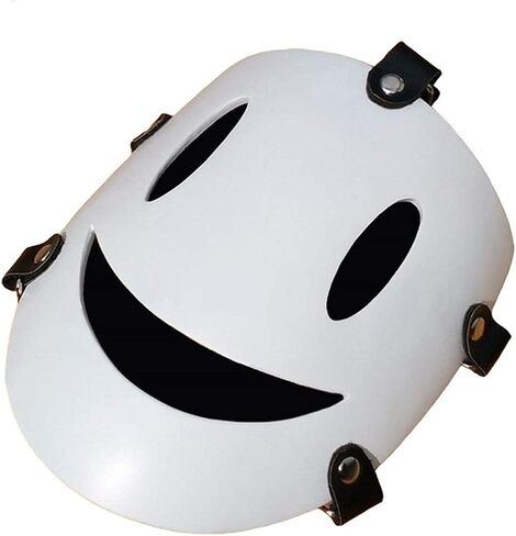 Halloween Cosplay High-Rise Invasion Tenku Shinpan White Smile Party Resin Bar Costume Mask in Saudi Arabia