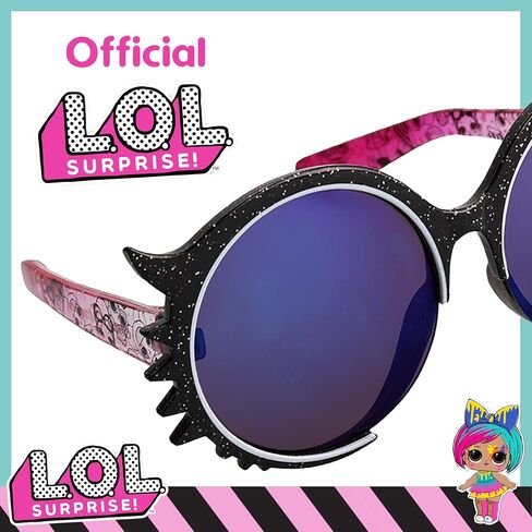 نظارات شمسية للأطفال مرخصة رسميًا من Sun-Staches، LOL Surprise Doll Eyes Lil' Characters، UV400 in Kuwait