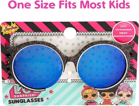 نظارات شمسية للأطفال مرخصة رسميًا من Sun-Staches، LOL Surprise Doll Eyes Lil' Characters، UV400 in Kuwait