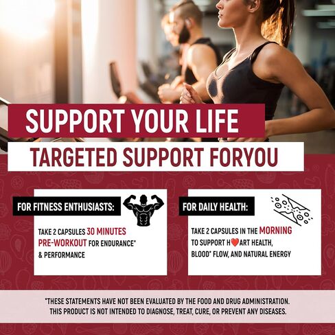 (120 Counts) Beet Root Capsules | with L-Arginine,L-Citrulline CoQ10, Turmeric, Hawthorn Berry | Nitric Oxide Supplement | 60 Days Supply in Saudi Arabia