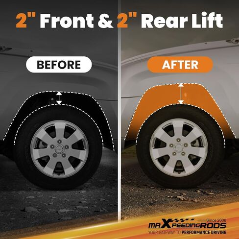 maXpeedingrods 2" Lift Kit for Jeep Compass Patriot MK 2007-2017, Lift Spacers with Alignment Control Arms and Camber Bolts in Saudi Arabia