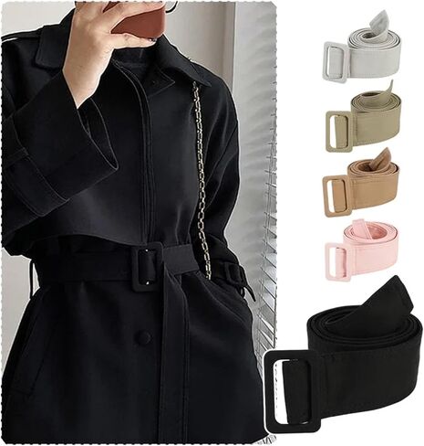Trench Coat Belt Jacket Coat Belt Replacement Women Trench Overcoat Waist for Men in Saudi Arabia