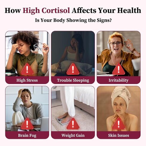 Migcopat 17-in-1 Cortisol Supplements for Women, 8322mg with Collagen, Magnesium Glycinate, Ashwagandha, L-Theanine for Relaxation, Stress and Sleep Support, Cortisol Reducer for Women- 120 Capsules in Saudi Arabia