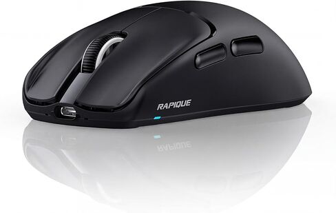 Ultra-Light Wireless Mouse – 53 g Featherweight, Silent Click, Dual Mode Bluetooth 5.1 & 2.4 GHz, Side Buttons, USB‑C Recharge, Adjustable 800–1600 DPI, Laptop/Windows/iPad/MacBook/PC(White) in Saudi Arabia
