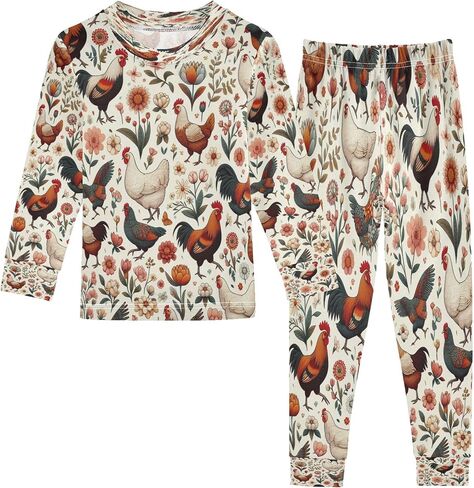 VPajama Sets Long Sleeve Top with Pants Cotton Soft Sleepwear 2 Piece Pjs Set in Kuwait