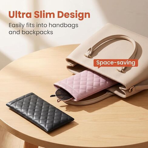 3 Pcs Soft Glasses Case for Women and Men, PU Leather Portable Slim Sunglasses Pouch, Squeeze Top Soft Eyeglasses Protective Holder, Travel Eyeglass Case for Sunglasses and Prescription Glasses in Saudi Arabia