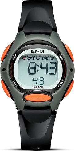 Kids Watch Digital for Girls Boys Teenagers Sport Outdoor Waterproof Analog Watch for Children with Silicone Band Stopwatch with EL Backlight/Timer/Alarm/Date in Kuwait